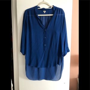 Wilfred silk Blouse in a beautiful royal blue